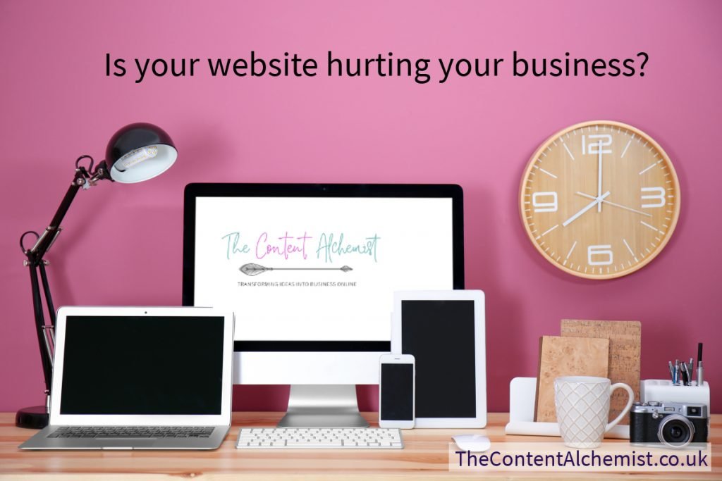 Blog Post: Is Your Website Hurting Your Business? - The Content Alchemist